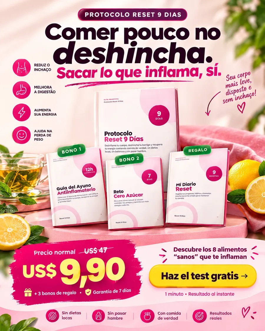 Protocolo Reset 9 Días con sus tres bonos